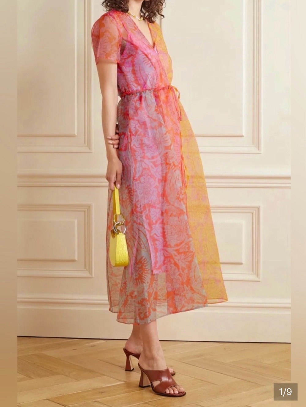 NWT STAUD filippa wrap dress